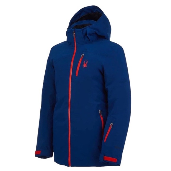 SPYDER Men’s Trigger GTX Jacket in Blue Red Option Size XL - Picture 6 of 9